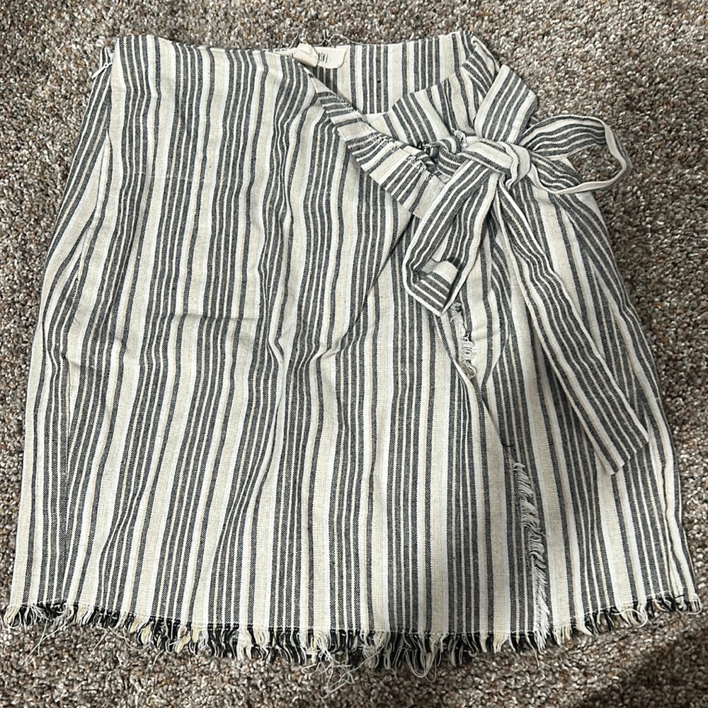 Stripes Mini Skirt